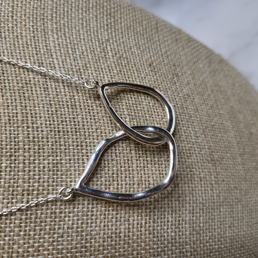 Chloe + Isabel Interlocking Double Tear Drop Neck… - image 2